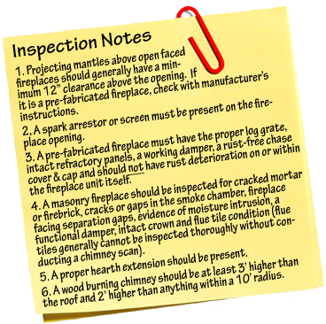 Certified Craftsmen Inspection Notes