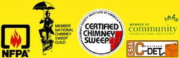 Certified Craftsmen Chimney, Fireplace & Dryer Vent Cleaning, Service & Repair of NJ is a member of the CSIA, NSCG, CAI, NFPA and is C-DET certified.